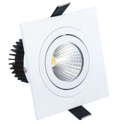 Spot orientable carré blanc