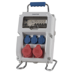 Coffret de chantier transportable monophasé et triphasé