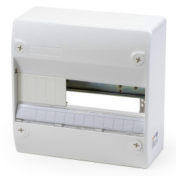 Tableau nu 1 rangée à rail amovible (13 modules)