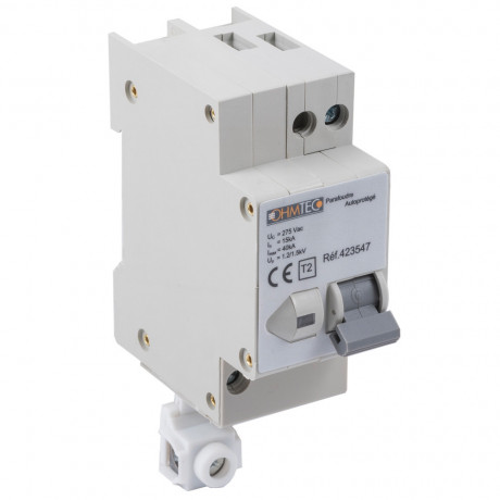 Parafoudre autoprotégé à varistance 40kA pour circuit monophasé