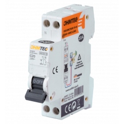 Disjoncteur à vis 1P+N 4,5kA 20A