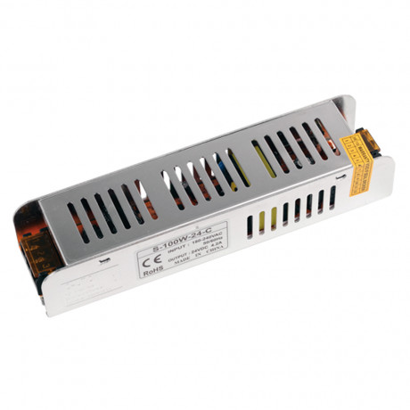 Transformateur 100W pour ruban LED 24V DC/4,2A - IP20