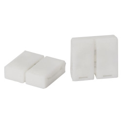 2 connecteurs droit pour ruban de 8mm - 2 broches