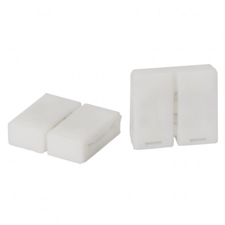 2 connecteurs droit pour ruban de 10mm - 2 broches