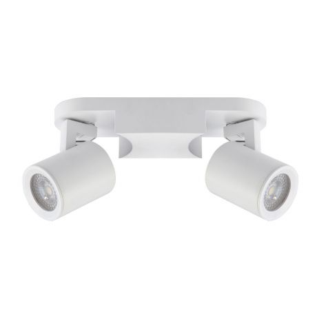 Spot Gu10 double orientable blanc -  2x8W max sans ampoule