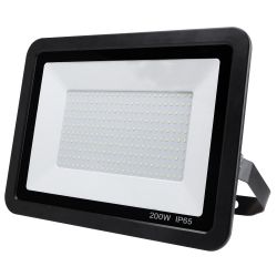 Projecteur 200W noir à LED extra plat - 4000K - 16000 lumens - IP65