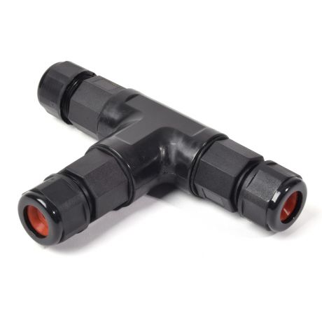 Connecteur rapide étanche en T (L, N, Terre)