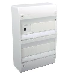 Coffret de communication  2 rangées avec 4 connecteurs RJ45 CAT 6