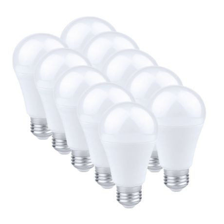 Lot de 10 ampoules E27 LED 7W - 4000K - 630 lumens
