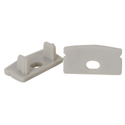 Set de  2 embouts pour profilé aluminium