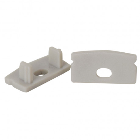 Set de  2 embouts pour profilé aluminium