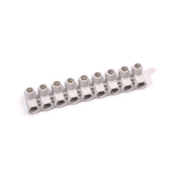 Lot de 10 barrettes de 9 connexions unilatérales de 4mm²