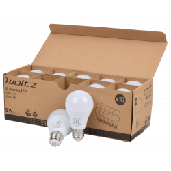 Lot de 10 Ampoules E27 LED...