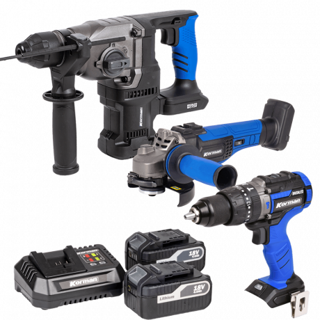 Pack Marteau Perforateur-Perceuse Visseuse-Meuleuse