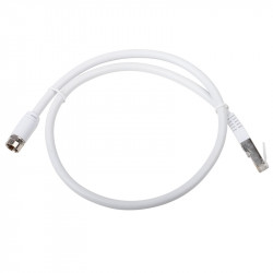 Câble coaxial Fiche F / RJ45 60cm