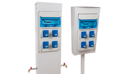 Bornes et coffrets de camping